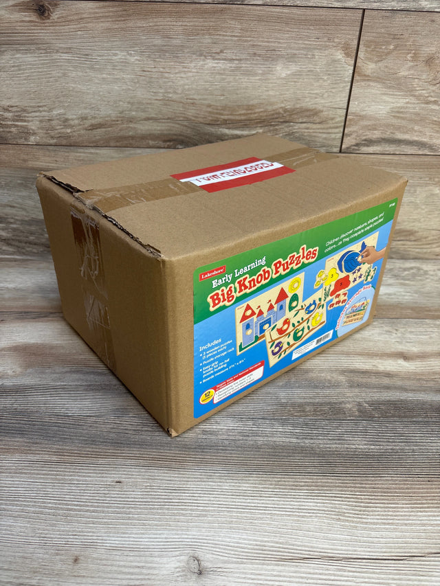 NEW Lakeshore Big Knob Learning Puzzle Set - Me n Mommy To Be