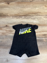 Nike Logo Shortie Romper Black sz 3m