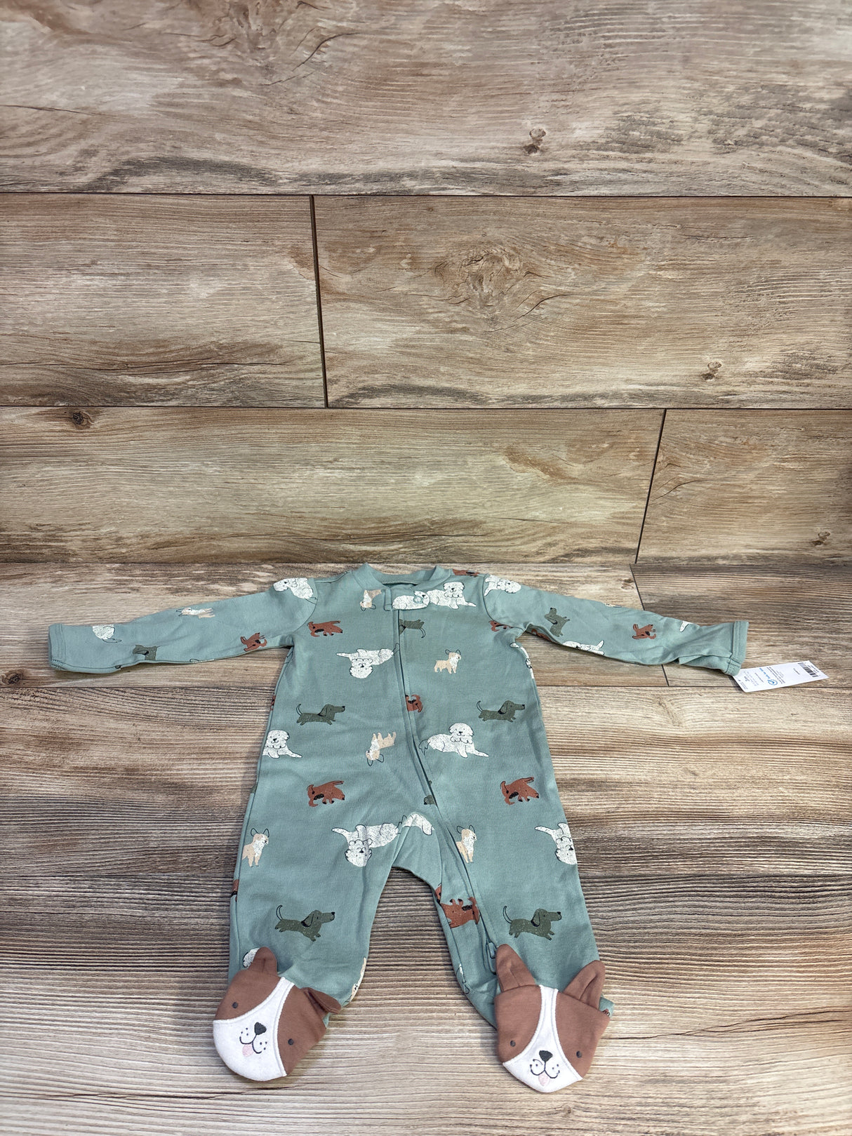 NEW Carter's Dog Sleeper Green sz 3m