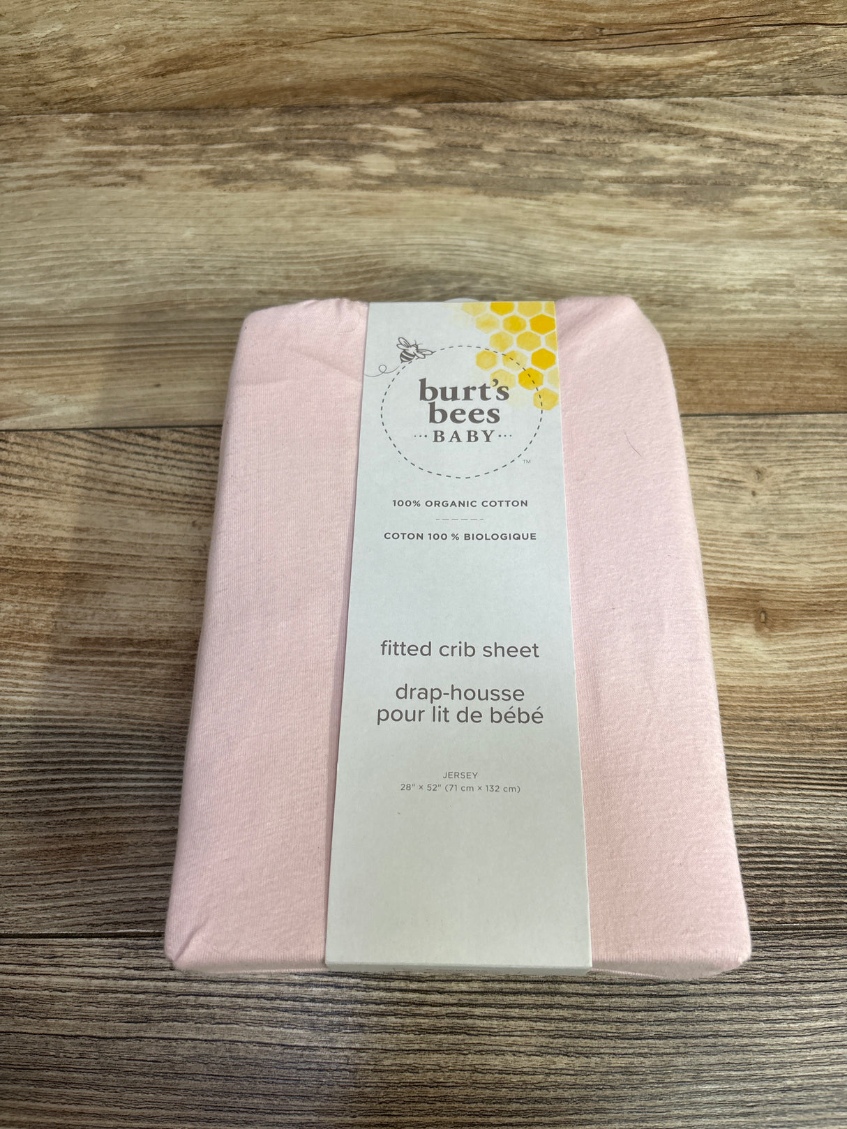 NEW Burt's Bees Baby Fitted Jersey Crib Sheet