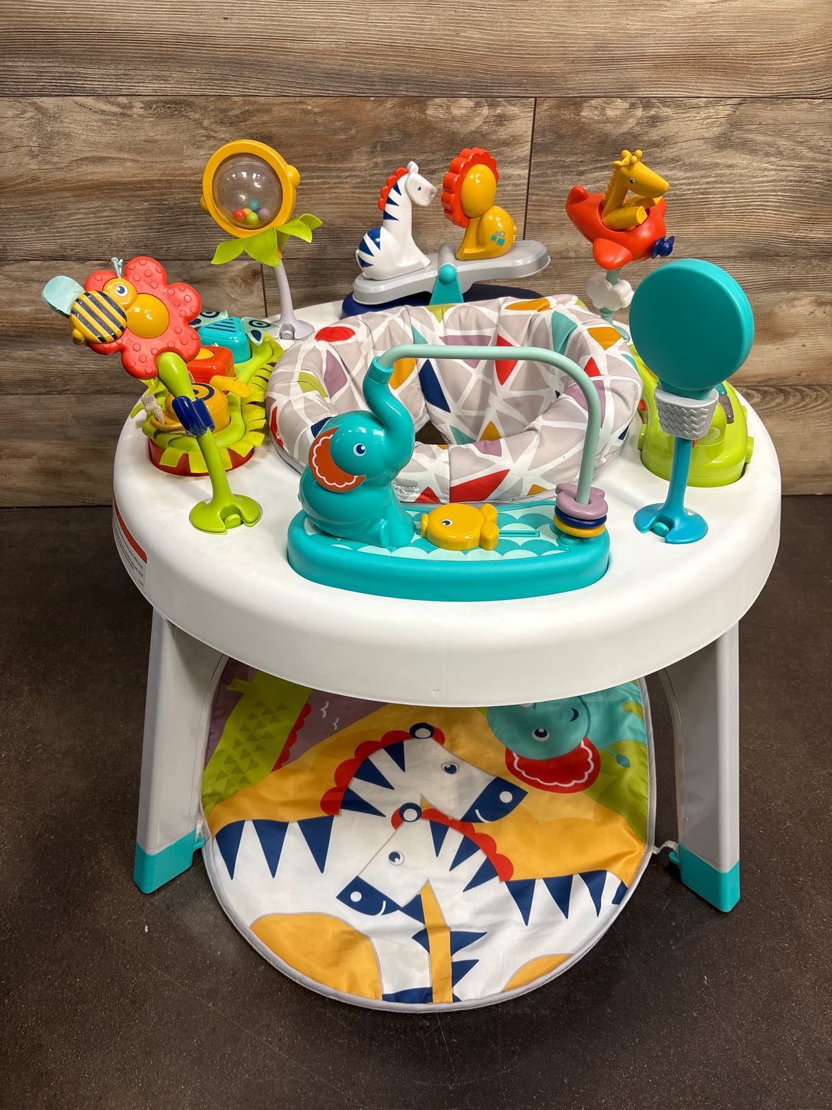 Fisher Price 3-in-1 Sit-to-Stand Activity Center in Safari