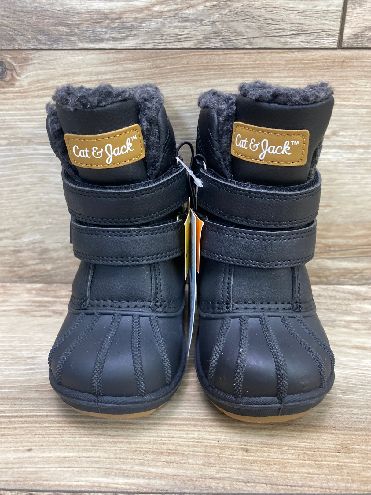 NEW Cat & Jack Denver Black Winter Boots sz 5c