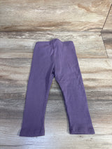 Cat & Jack Ribbed Leggings Purple sz 18m