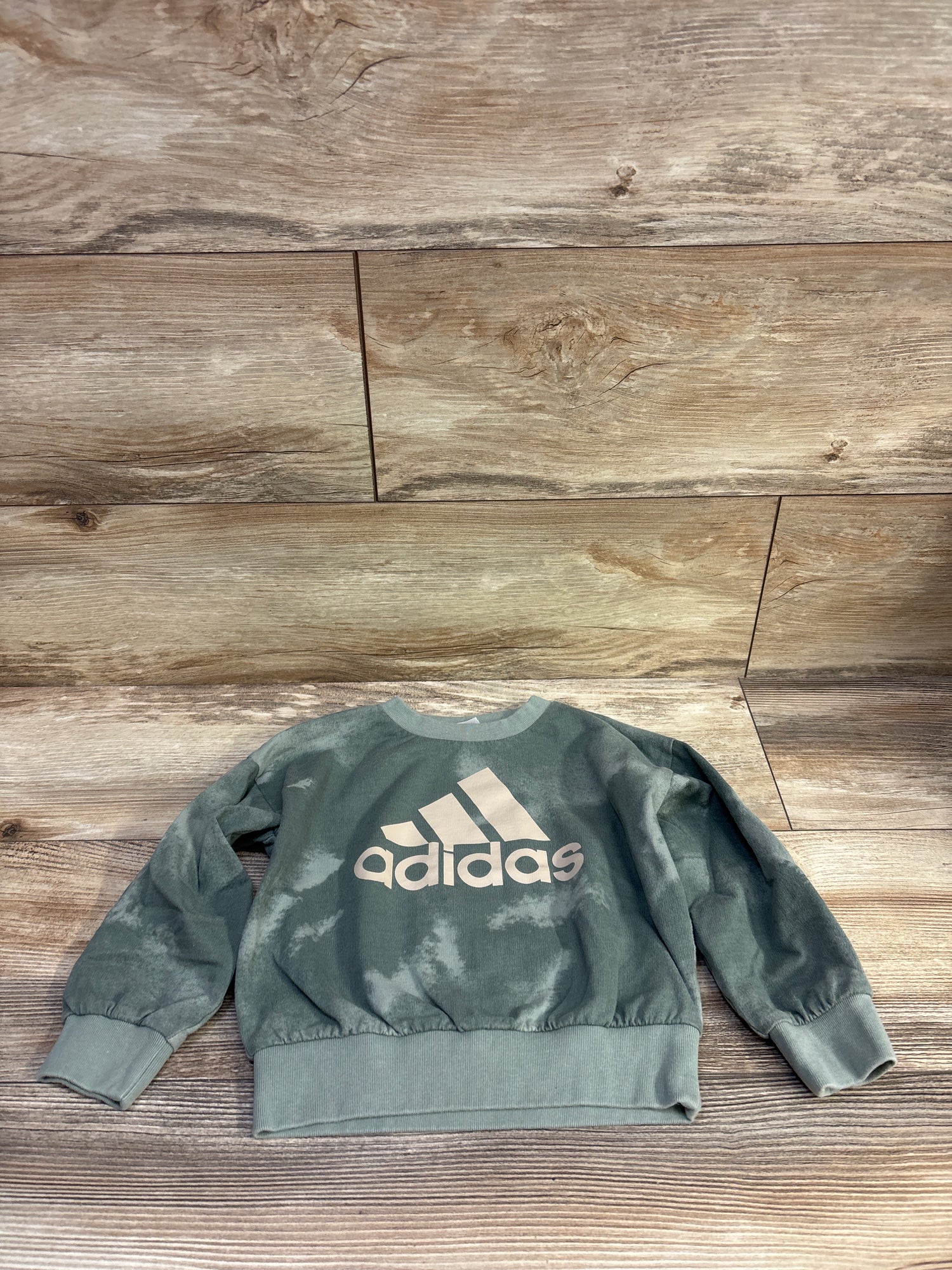 Adidas Pullover Sweatshirt Green sz 2T