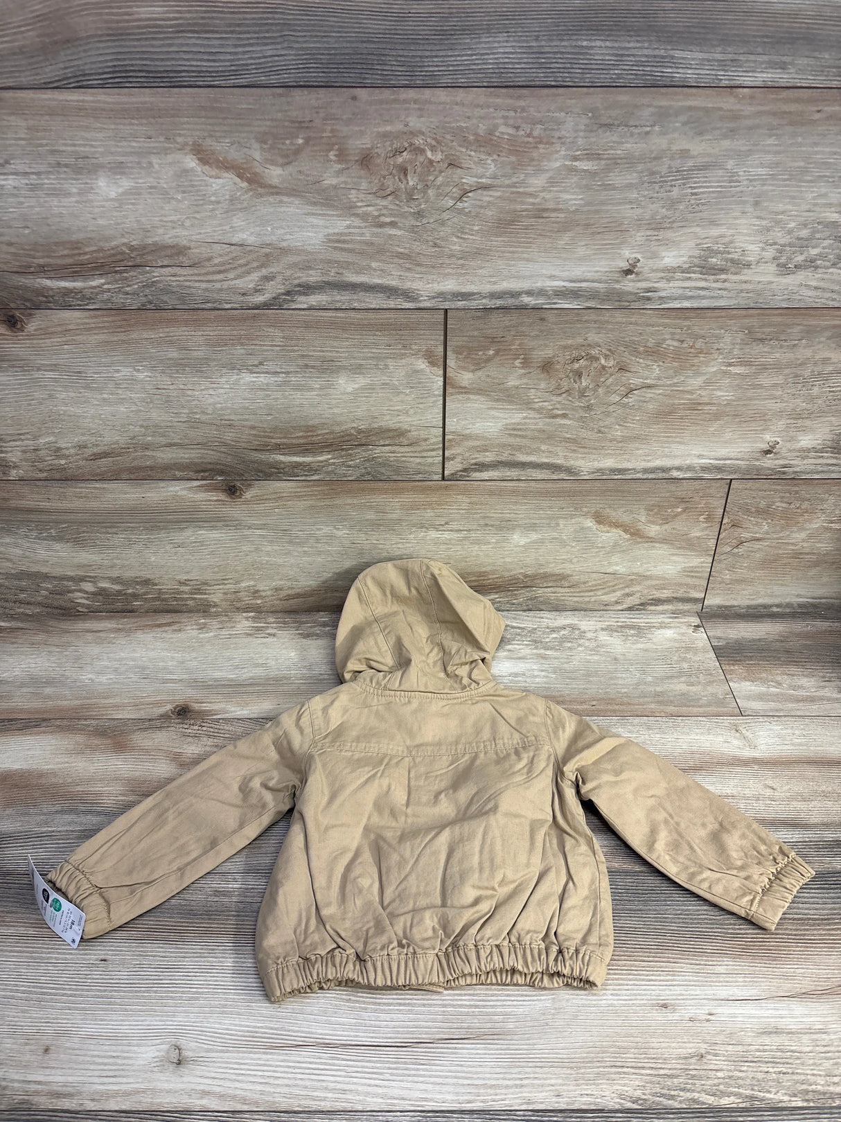 NEW Carter's Canvas Hooded Snap-Up Jacket