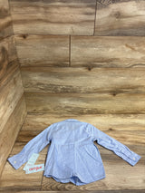 NEW Cat & Jack Button-Down Long Sleeve Shirt Blue sz 3T