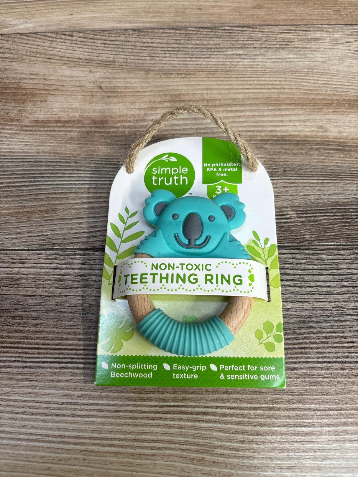 NEW Simple Truth Koala Teething Ring