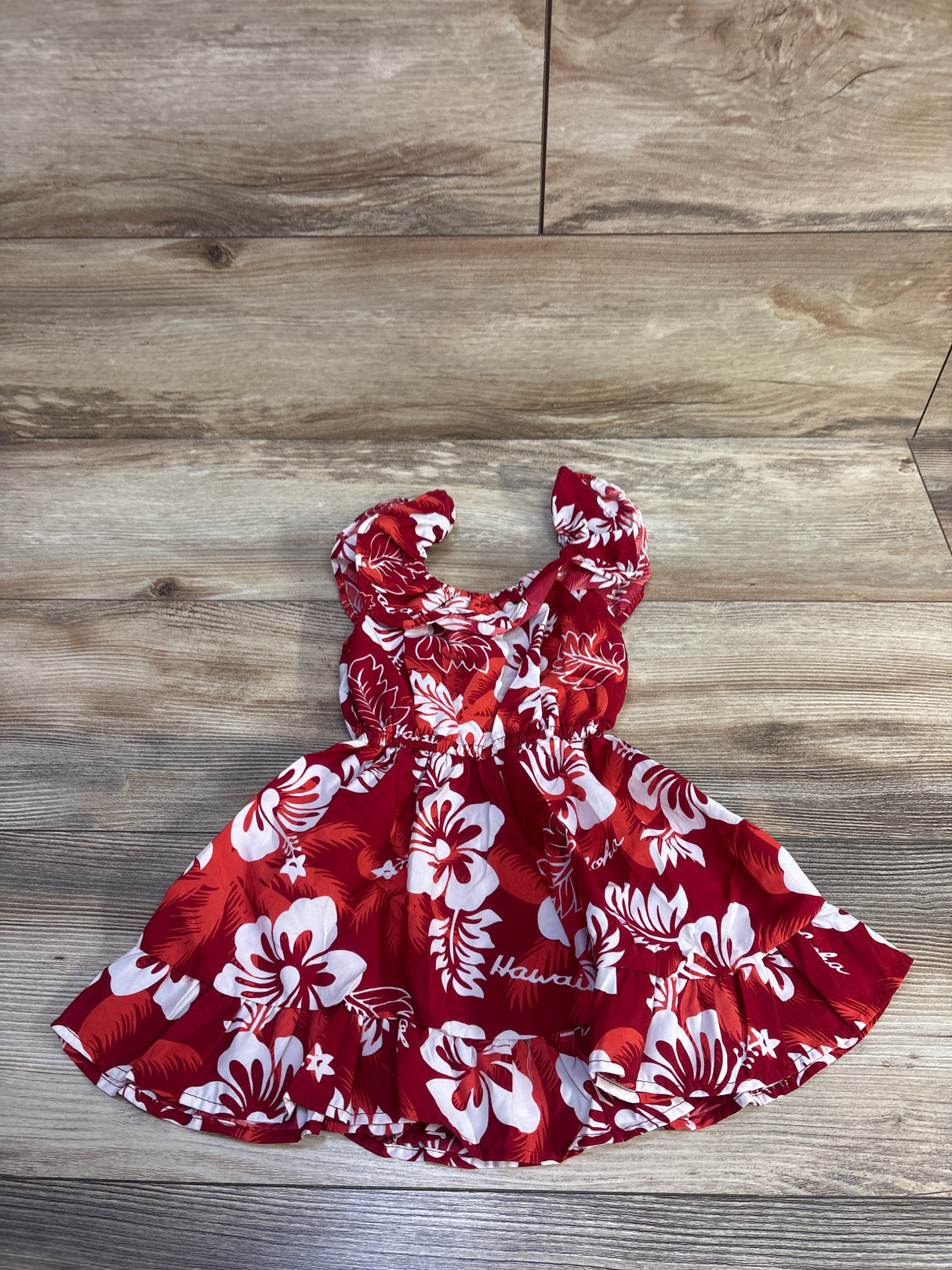 Ali'i Fashion Hawaiian Dress Red sz 12m