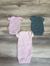 Just One You 3pk Growing Every Day Bodysuit Set Pink sz Newborn