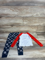 MarioKart 2pc Pajama Set Red sz 4T