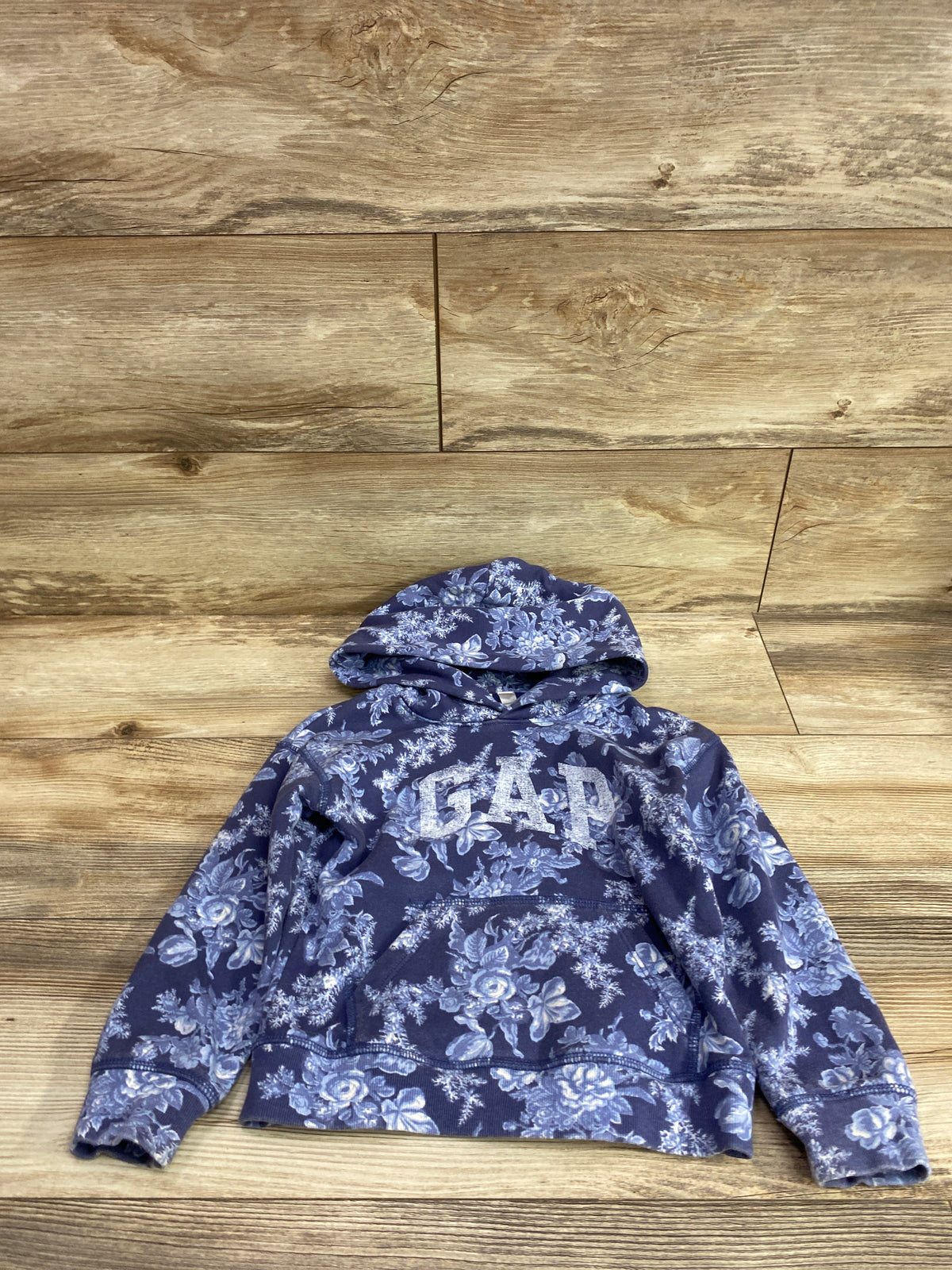 Gap x LoveShackFancy Floral Hoodie Blue sz 5T
