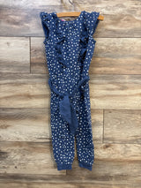 Mini Club Polka Dot Jumpsuit Blue sz 3-4T - Me n Mommy To Be