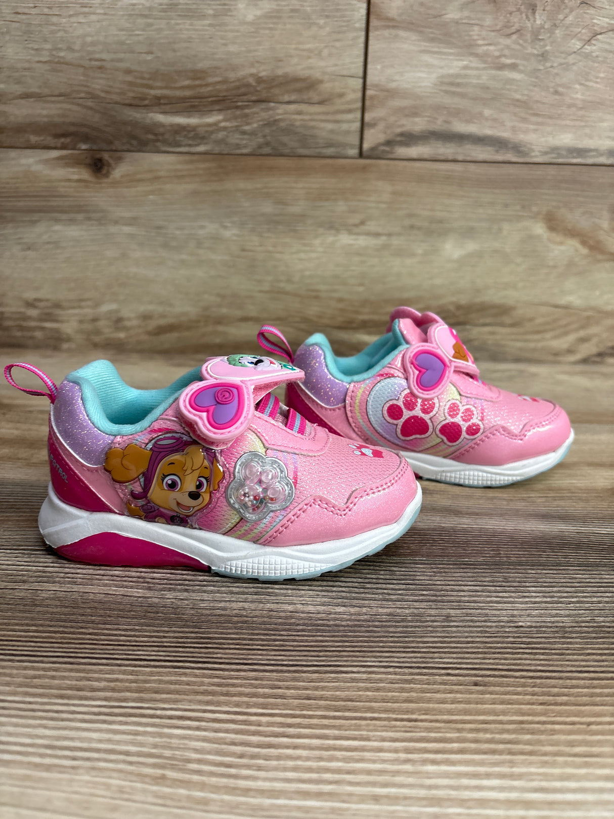 PAW Patrol Light-Up Sneakers Pink sz 7c