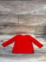 Cat & Jack Reindeer Shirt Red sz 2T