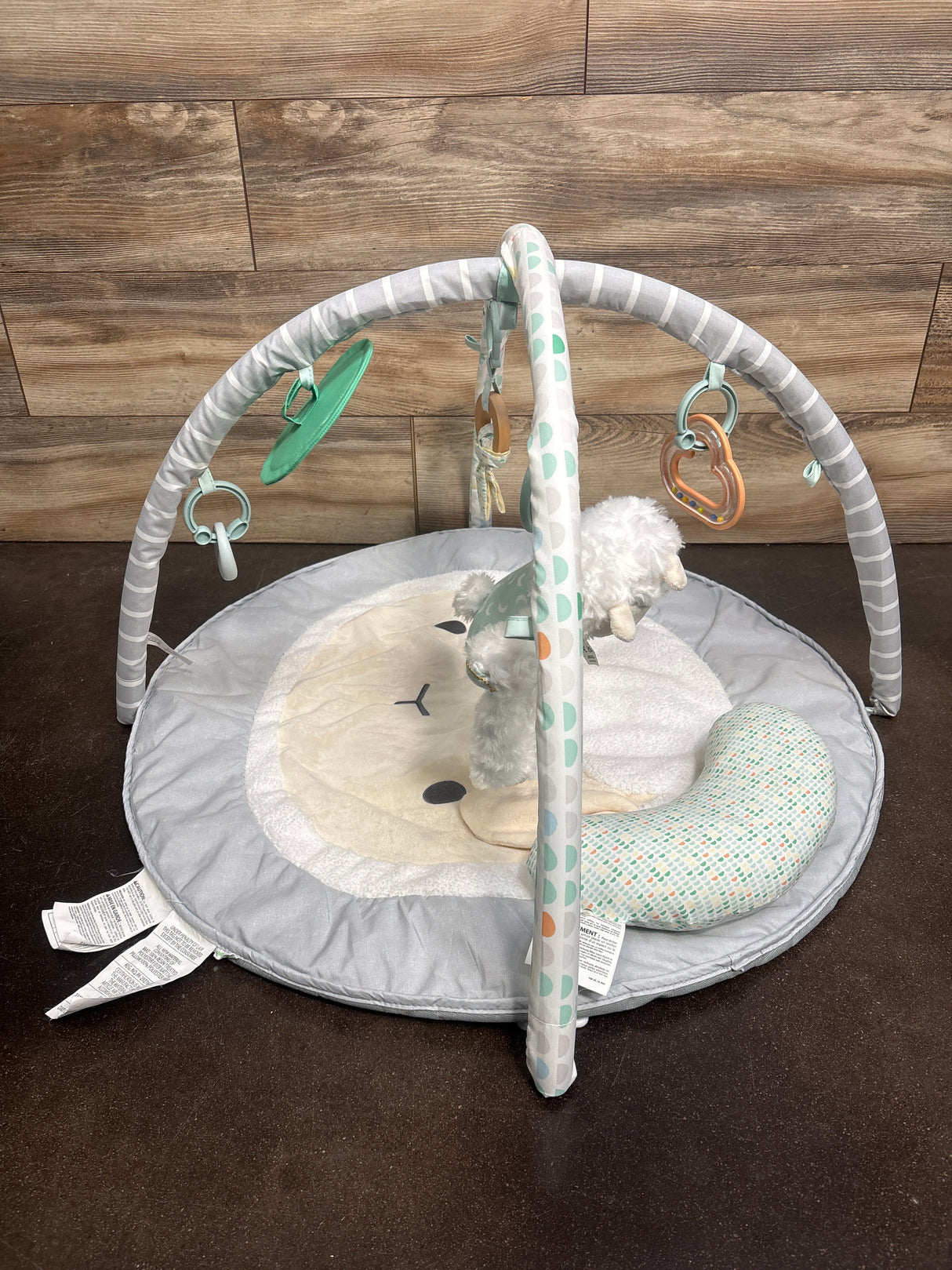 Ingenuity Sheppy’s Spot Ultra Plush Baby Activity Gym