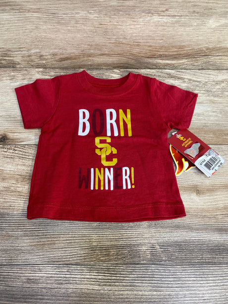NEW Authentic Apparel Born Winner! Shirt Red sz 6m - Me n Mommy To Be