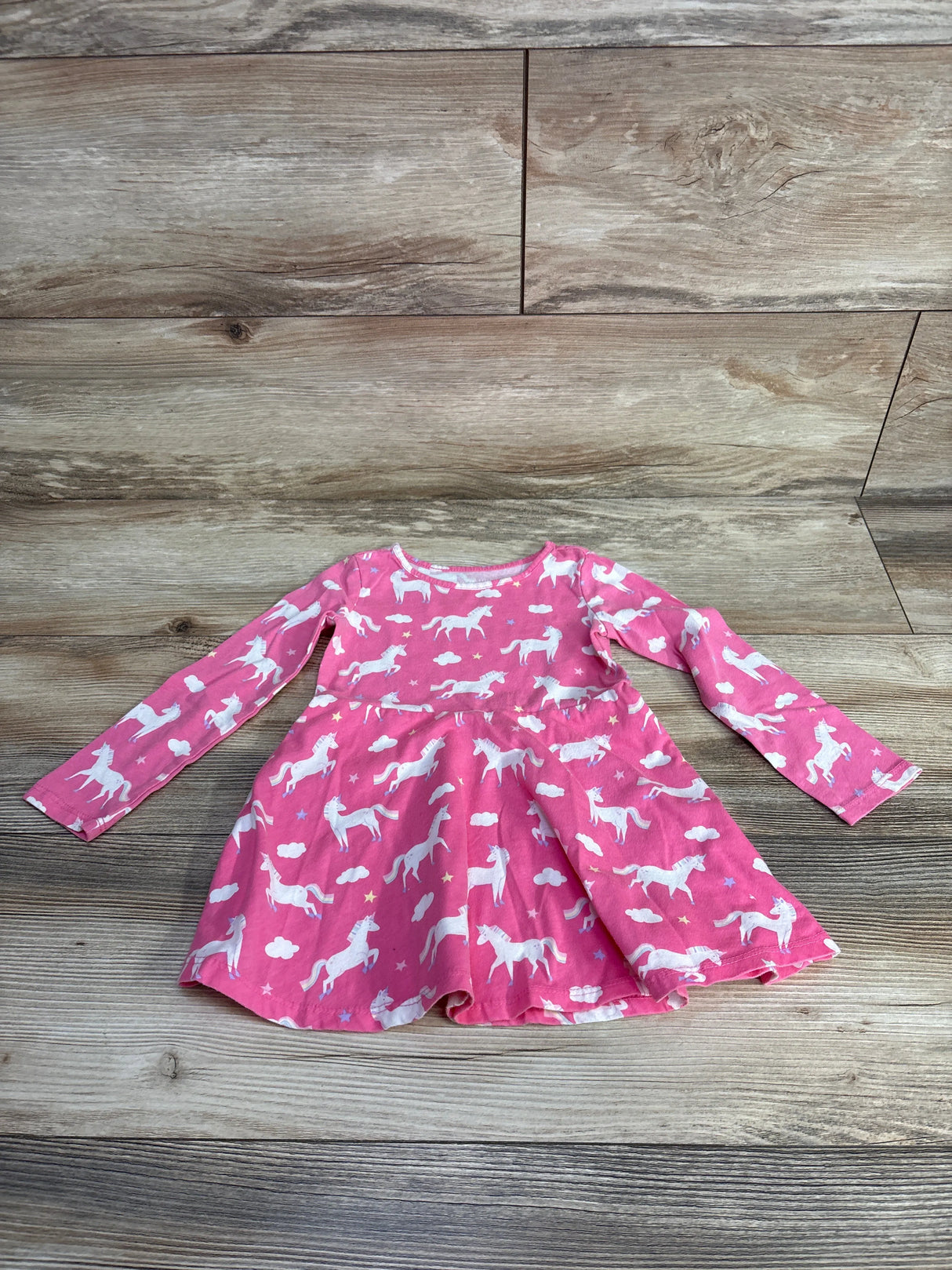 Children's Place Unicorn Print Shirt Pink sz 2T