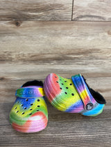 Crocs Classic Lined Clogs Rainbow sz 5c