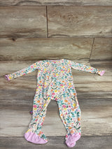 Magnetic Me Floral Modal Footie Ivory sz 3-6m