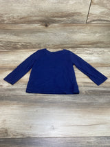 Cat & Jack Long Sleeve Shirt Navy sz 2T