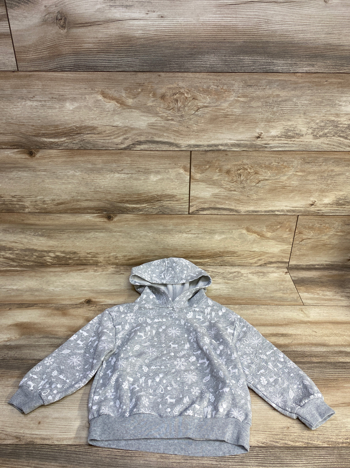 Old Navy Winter Style Pull Over Hoodie Grey sz 4T