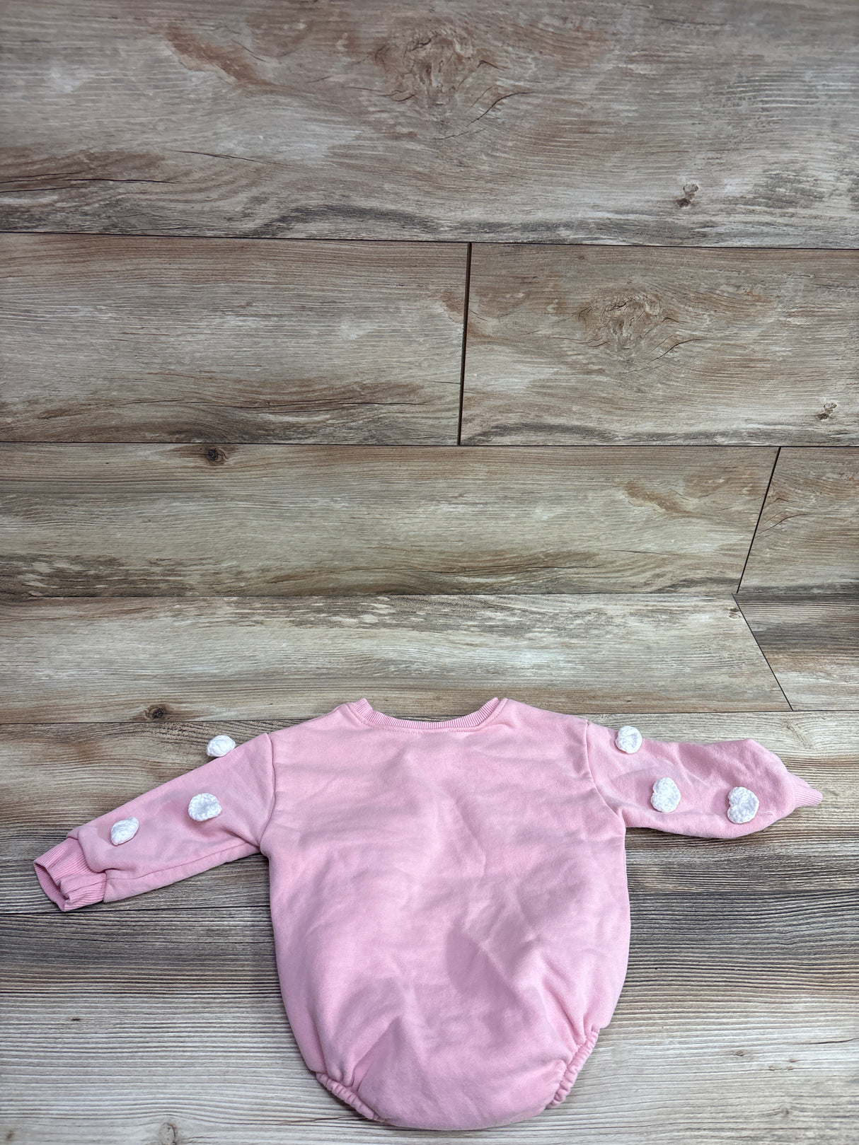 UAMVSH Long Sleeve Bubble Romper Pink sz 9-12m