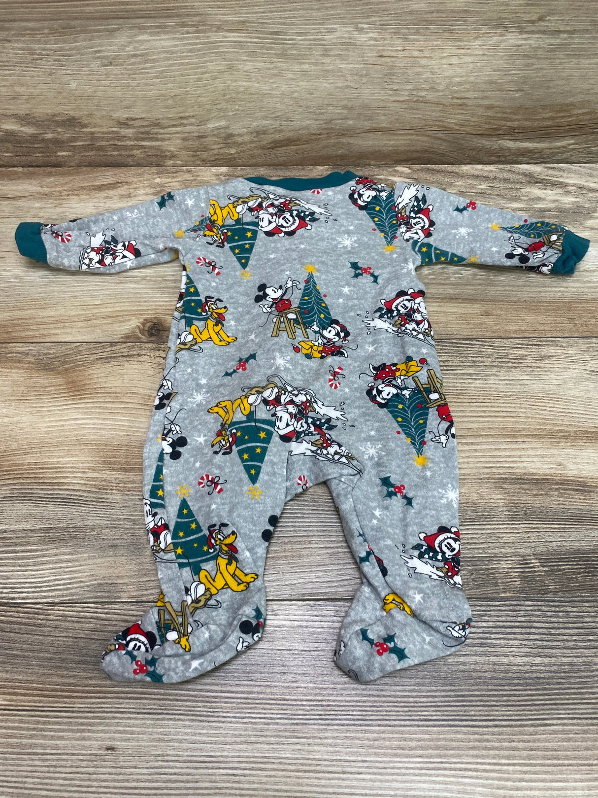 Disney Mickey & Friends Christmas Sleeper Grey sz Newborn - Me n Mommy To Be