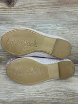 Cat & Jack Glitter Mary Jane Flats Pink sz 8c