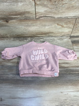 Cotton On Baby Stay Wild Child Pullover Sweatshirt Pink sz 12-18m
