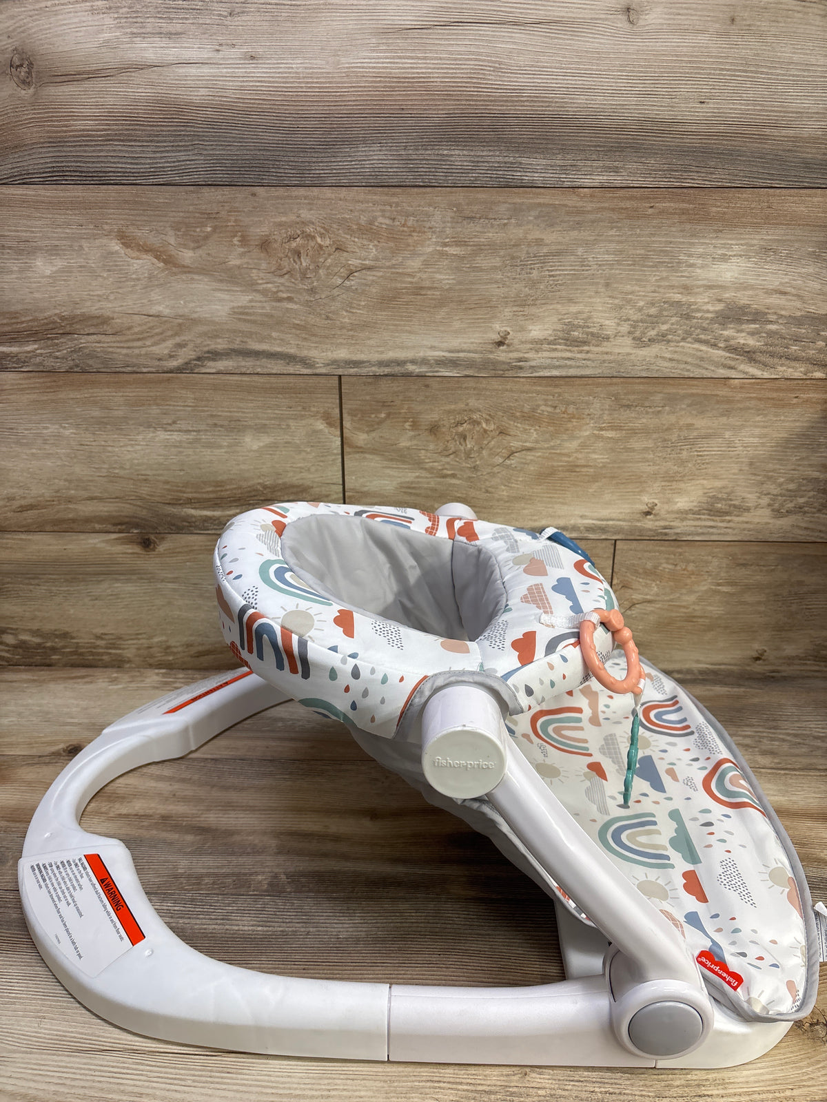 Fisher Price Sit-Me-Up Floor Seat in Rainbow Showers
