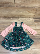 First Impressions 2pc Bodysuit & Skirtall Set Pink sz 3-6m