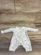 Easy Peasy Kimono Romper White sz Newborn