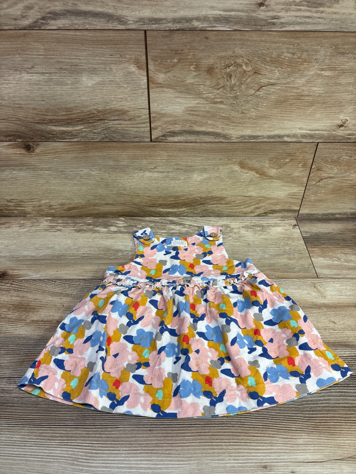 MudPie Floral Sleeveless Dress White sz 9-12m