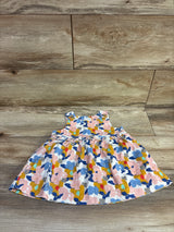 MudPie Floral Sleeveless Dress White sz 9-12m