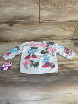 NEW Disney Junior Minnie Mouse Sweatshirt Grey sz 12m