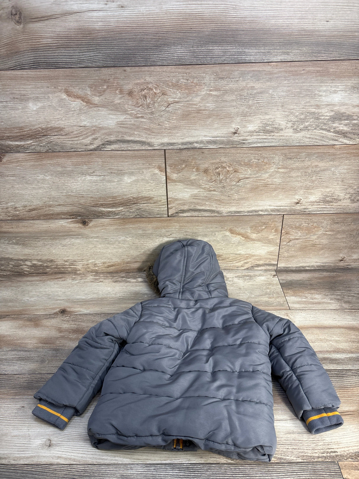 Rothschild Faux Fur Puffer Jacket Grey sz 18m