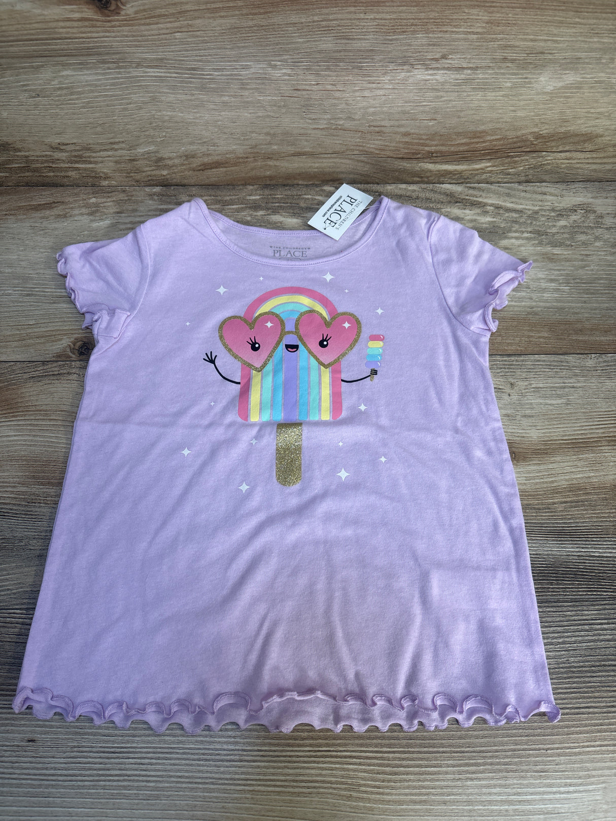 NEW Children's Place 4pk Shirts Purple sz 5T