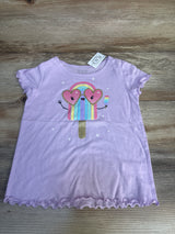 NEW Children's Place 4pk Shirts Purple sz 5T