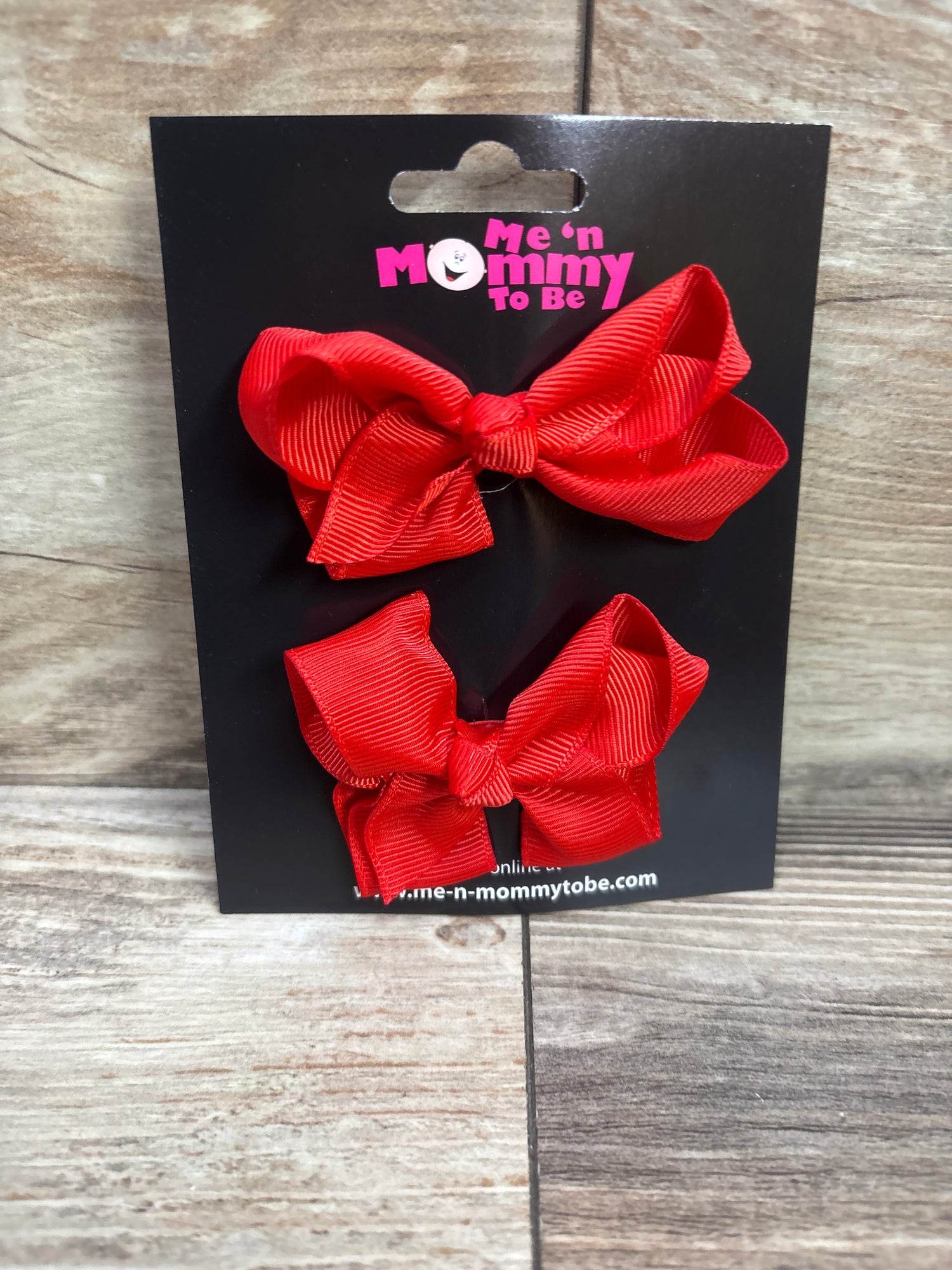 NEW Hair Bows 2pk Red