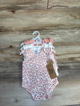 NEW Wonderluxe Bodysuits 3pk Pink sz 0-3m