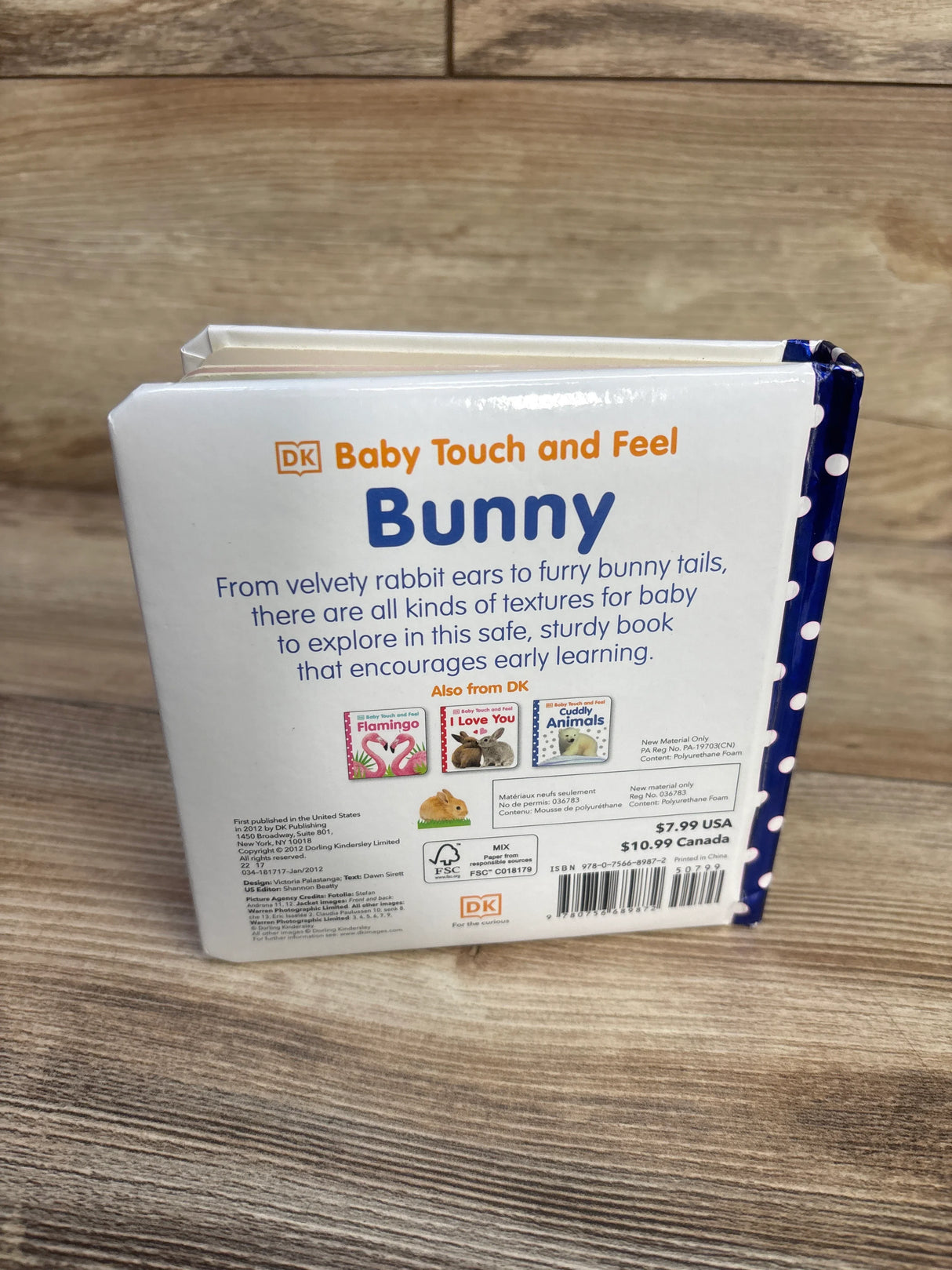 Baby Touch and Feel: Bunny Board Book