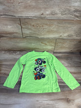 Children's Place Halloween Monster Truck Shirt Lime sz 5T
