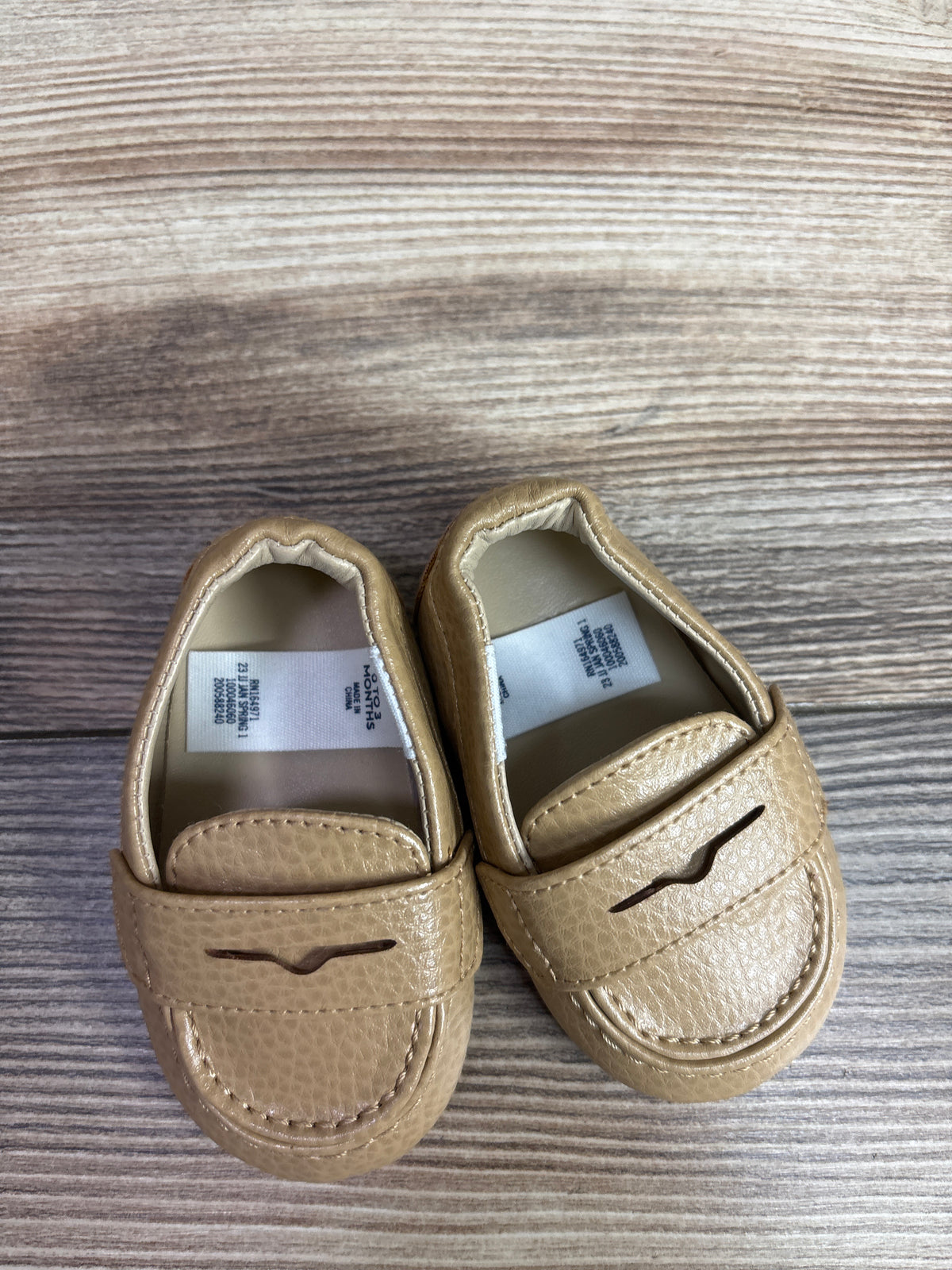 Janie & Jack Penny Loafer Shoes Tan sz 1/2c