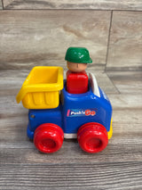 Vintage Tomy Push N Go Dump Truck Toy 1991