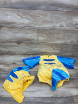 Disney 2pc The Little Mermaid Flounder Costume Yellow sz 12/18m