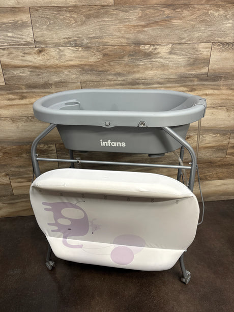 INFANS 2 in 1 Baby Changing Table with Bath Tub - Me n Mommy To Be