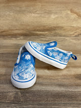 Vans Slip On V 'Winter Wonderland' Sneakers, Blue sz 4c