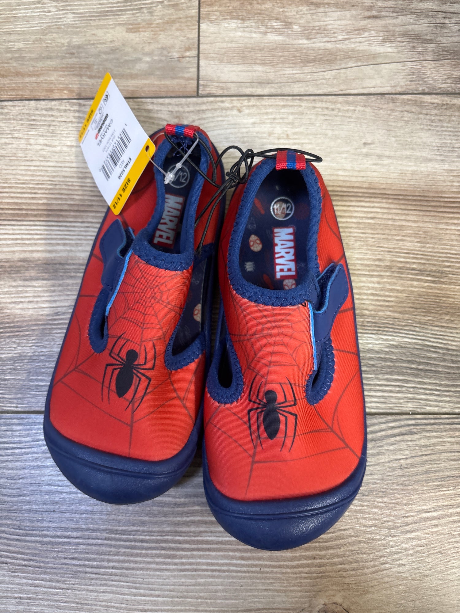 NEW Ground Up Marvel Spider-Man Water Shoes Red sz 11/12c