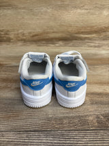 Nike Force 1 Low EasyOn TD 'White Blue Beyond' Sneakers sz 7c
