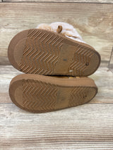 First Steps Faux Fur Boots Chestnut sz 5c